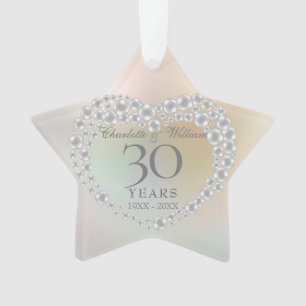 30. Hochzeitstag der Perle Ornament