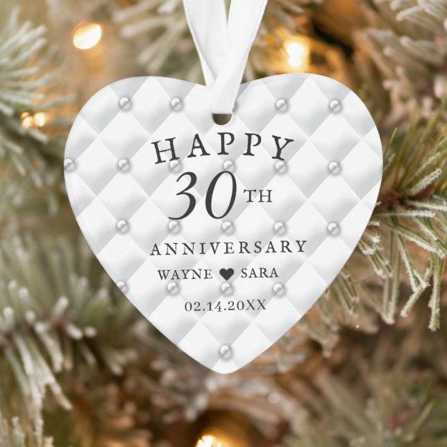 30. Hochzeitstag der Perle Ornament (Baum)