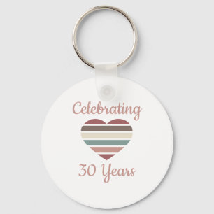 30. Hochzeitstag Schlüsselanhänger
