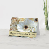 30. Hochzeitstag Tante & Onkel Rosen