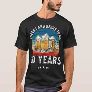 30 Jahre 30. Geburtstag Bier Thema trinken Alkohol T-Shirt