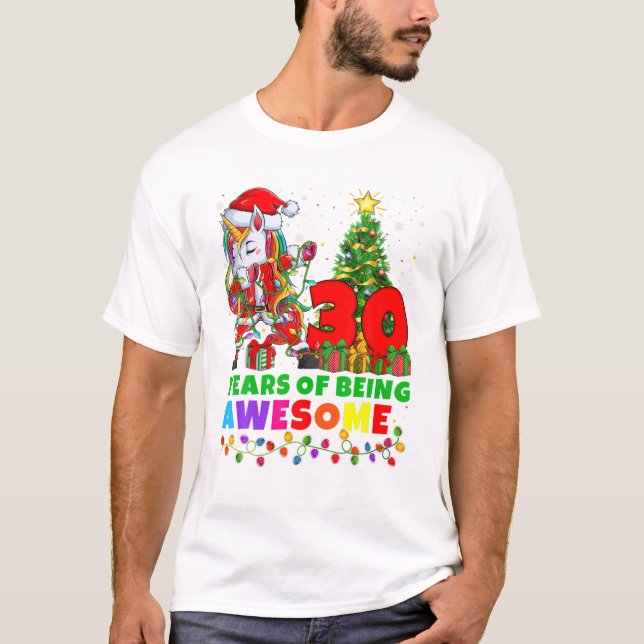 30 Jahre als Einhorn T-Shirt (Vorderseite)