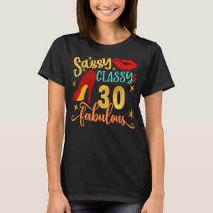 30 Jahre alt 30 & fabulous seit 1992 30. Geburtsta T-Shirt
