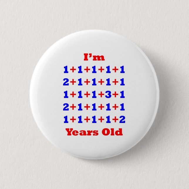30 Jahre alt! Button (Vorderseite)