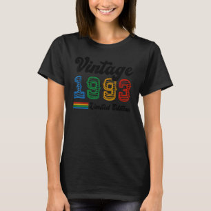 30 Jahre alt Geboren 1993 Vintag 30. Geburtstag T-Shirt