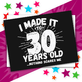 30 Jahre alt Sarcastic Meme Funny 30. Geburtstag Postkarte