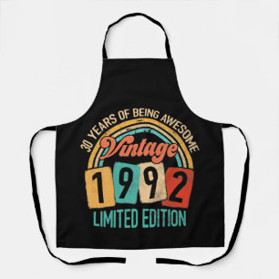 30 Jahre alt, um 1992 toll zu sein 30. Geburtstag Schürze
