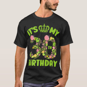 30 Jahre alte Geburtstagsfeier Blume Geburtstag se T-Shirt