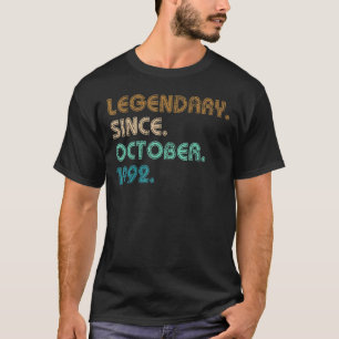 30 Jahre alte Legendärin seit Oktober 1992 30. T-Shirt