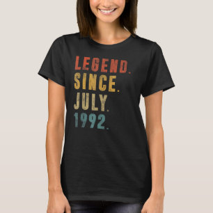 30 Jahre alte Legende seit Juli 1992 30. Geburtsta T-Shirt