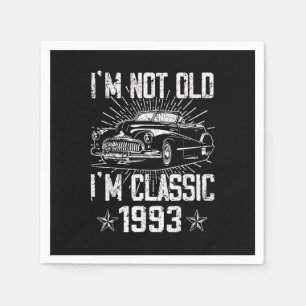 30 Jahre alter klassischer Wagen 1993 limitierte A Serviette