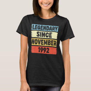30 Jahre alter Legendär seit November 1992 30. T-Shirt