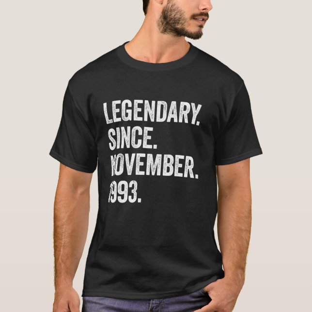 30 Jahre alter Legendär seit November 1993 30. T-Shirt (Vorderseite)