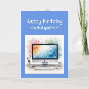 30 Jahre alter Spaß Alter Geburtstag Karte