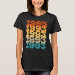 30 Jahre alter Vater Sohn Vintag Geboren 1993 Jahr T-Shirt