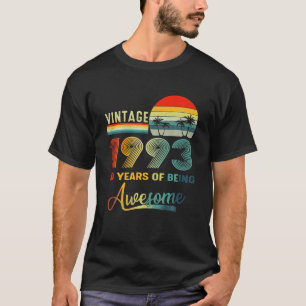 30 Jahre altes Geschenk Vintag 1993 30 Jahre des S T-Shirt