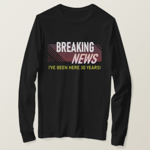 30 Jahre Arbeit Jahrestag 30. Mitarbeiter T-Shirt