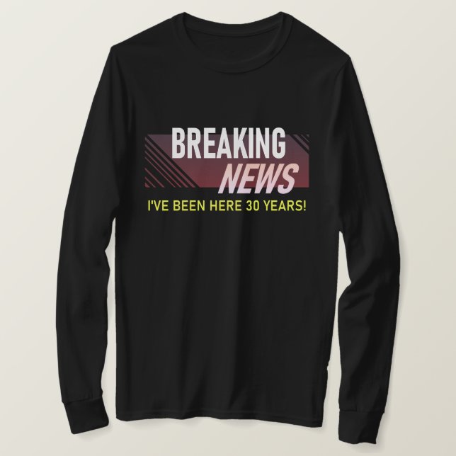 30 Jahre Arbeit Jahrestag 30. Mitarbeiter T-Shirt (Design vorne)