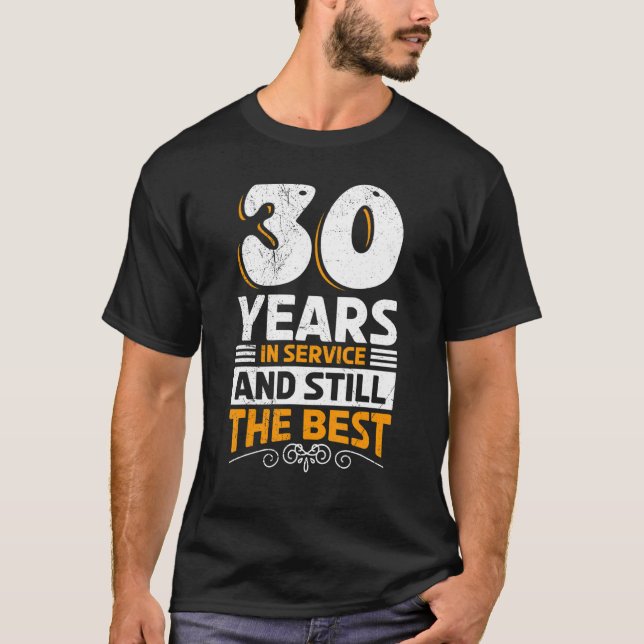 30 Jahre Firmenjubiläum 30 Jahre 30 T-Shirt (Vorderseite)