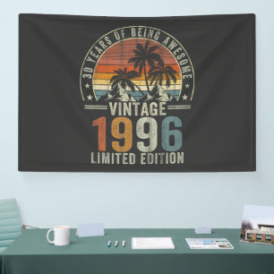 30 Jahre großartig Vintage 1996 Banner
