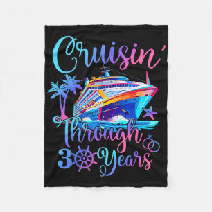 30 Jahre Hochzeitsjubiläum: 30 Jahre durchcruisen Fleecedecke