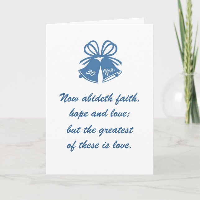 30 Jahre Liebe Karte (Vorderseite)