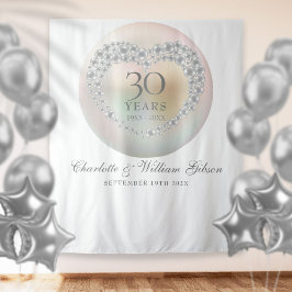 30 Jahre Pearl Foto Stand Hintergrund Wandteppich