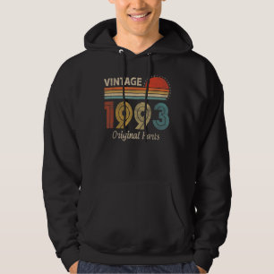 30 Jahre Vintag 1993 30. Geburtstag Hoodie