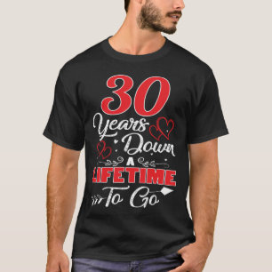 30. Jahrestag. 30 Jahre Lebenszeit T-Shirt