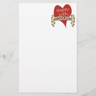 30. Jahrestag Briefpapier