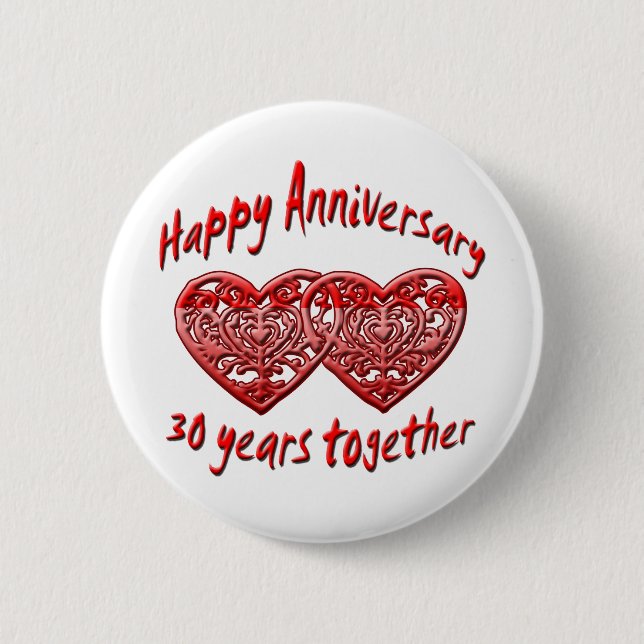 30. Jahrestag Button (Vorderseite)