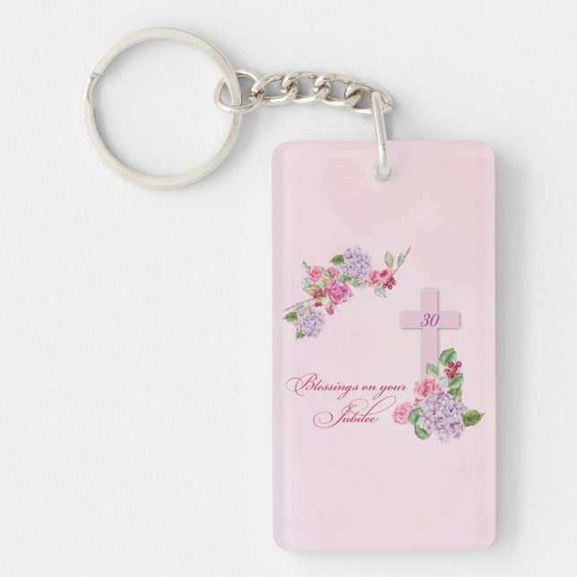 30. Jahrestag des religiösen Lebens katholische Nu Schlüsselanhänger (Vorderseite)