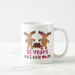 30. Jahrestags-Geschenk für sie Tasse
