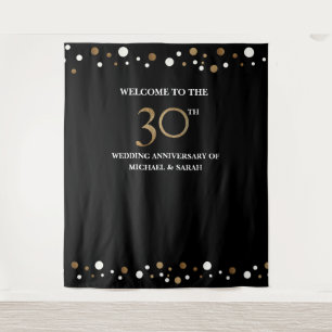 30. Jubiläum Foto Hintergrund Wandteppich