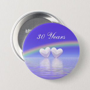 30. Jubiläum Pearl Hearts Button