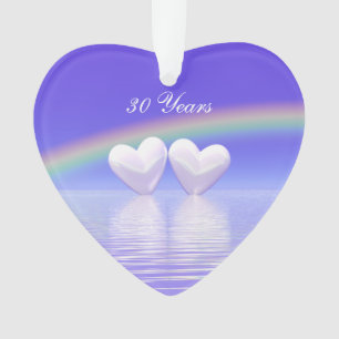 30. Jubiläum Pearl Hearts Ornament