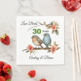 30. Jubiläum Personalisiert Napkins Serviette