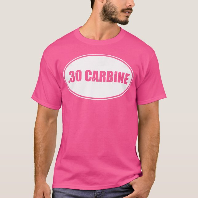 30 Karbinenstreifen Militär 30 Kaliber M1 Militär T-Shirt (Vorderseite)