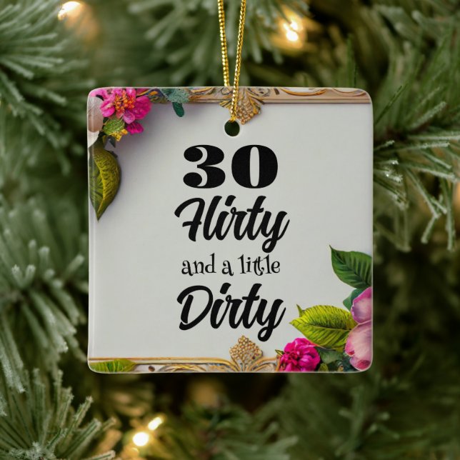 30 Kokette Keramik Keramikornament (Baum)