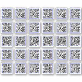 (30 Label-Sticker) Benutzerdefinierter QR-Code gen Aufkleber