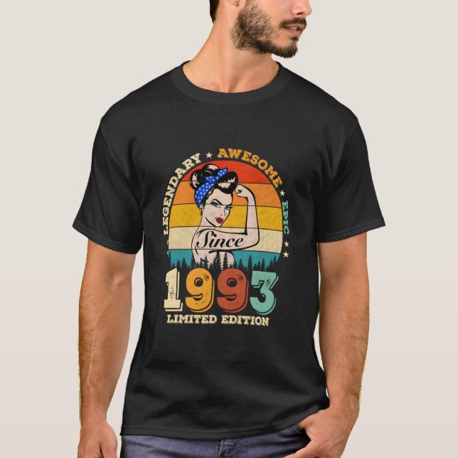 30 Legendary Since 1993 Awesome T-Shirt (Vorderseite)