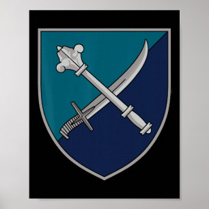 30. Marineinfanteriekorps (Ukraine) Ukrainische Mi Poster