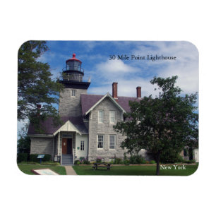 30 Meilen-Punkt-Leuchtturmrechteckmagnet Magnet