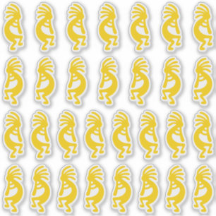 30 moderne Kokopelli-Formen Aufkleber