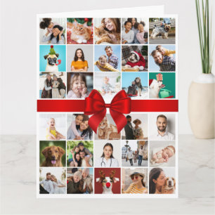 30. oder jedes Alter Foto Collage Big Birthday Car Karte