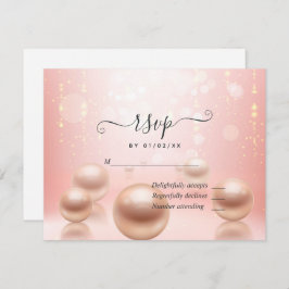 30. Pearl Wedding Jubiläum RSVP Karte