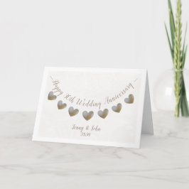 30. Pearl Wedding Jubiläumsausweis Karte