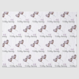 30. Perlenhochzeit Ehemann & Ehefrau Seidenpapier