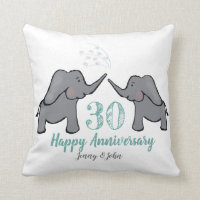 30. Perlenhochzeit Grüner Elefant