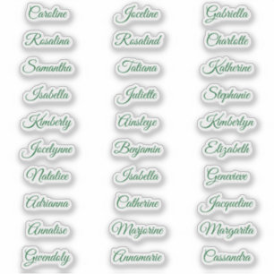 30 Personalisierte Party Favor Name für Geschenke Aufkleber